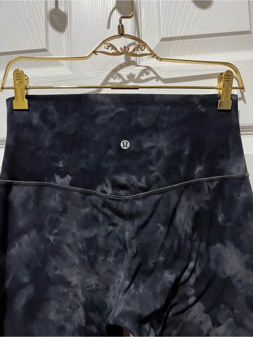 Lululemon Align Pant Diamond Dye Full Length Leggings Size 8 Pitch Graphite Gray - Picture 10 of 13